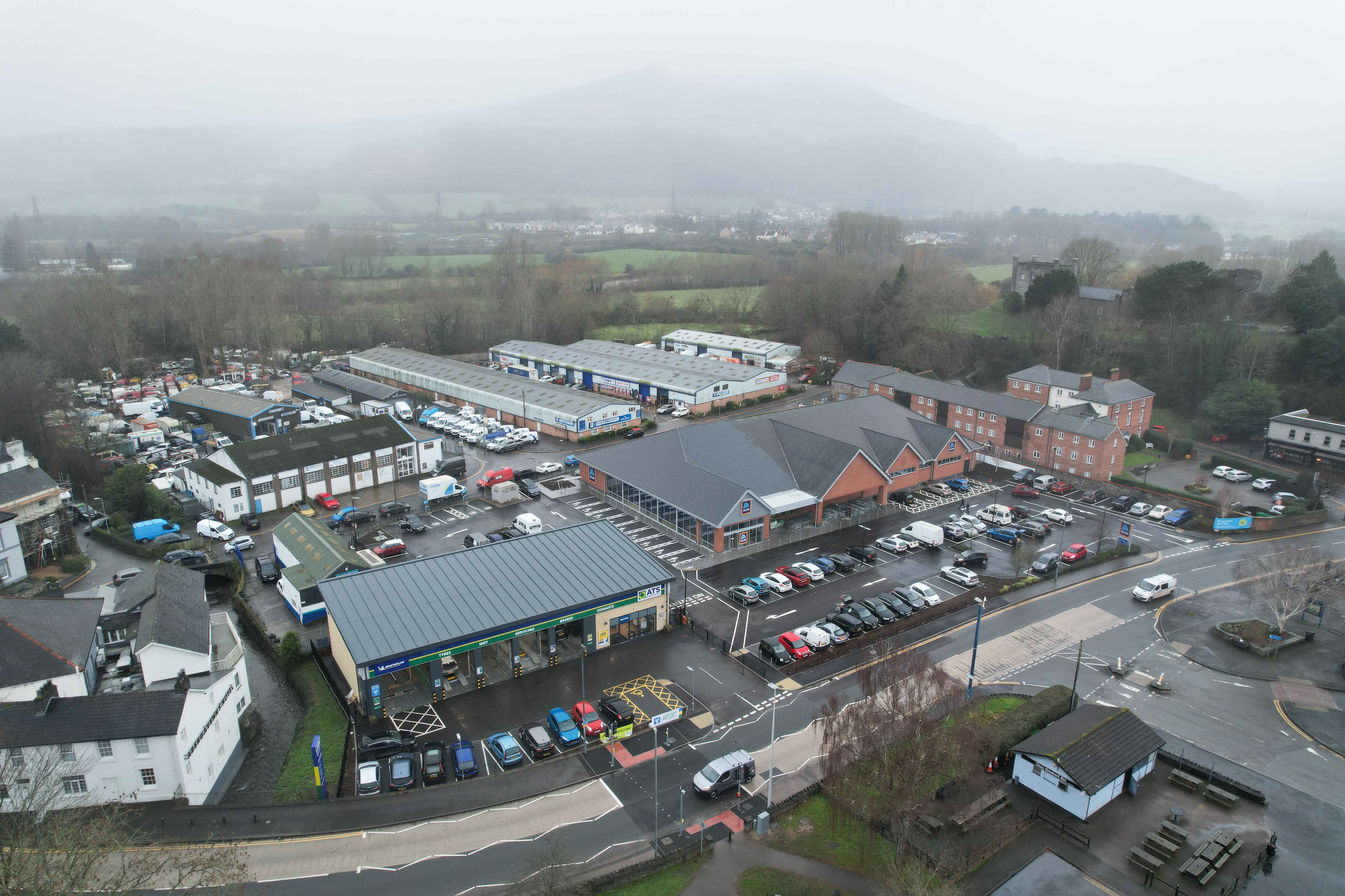 Abergavenny Aldi ATS Drone Shots 10