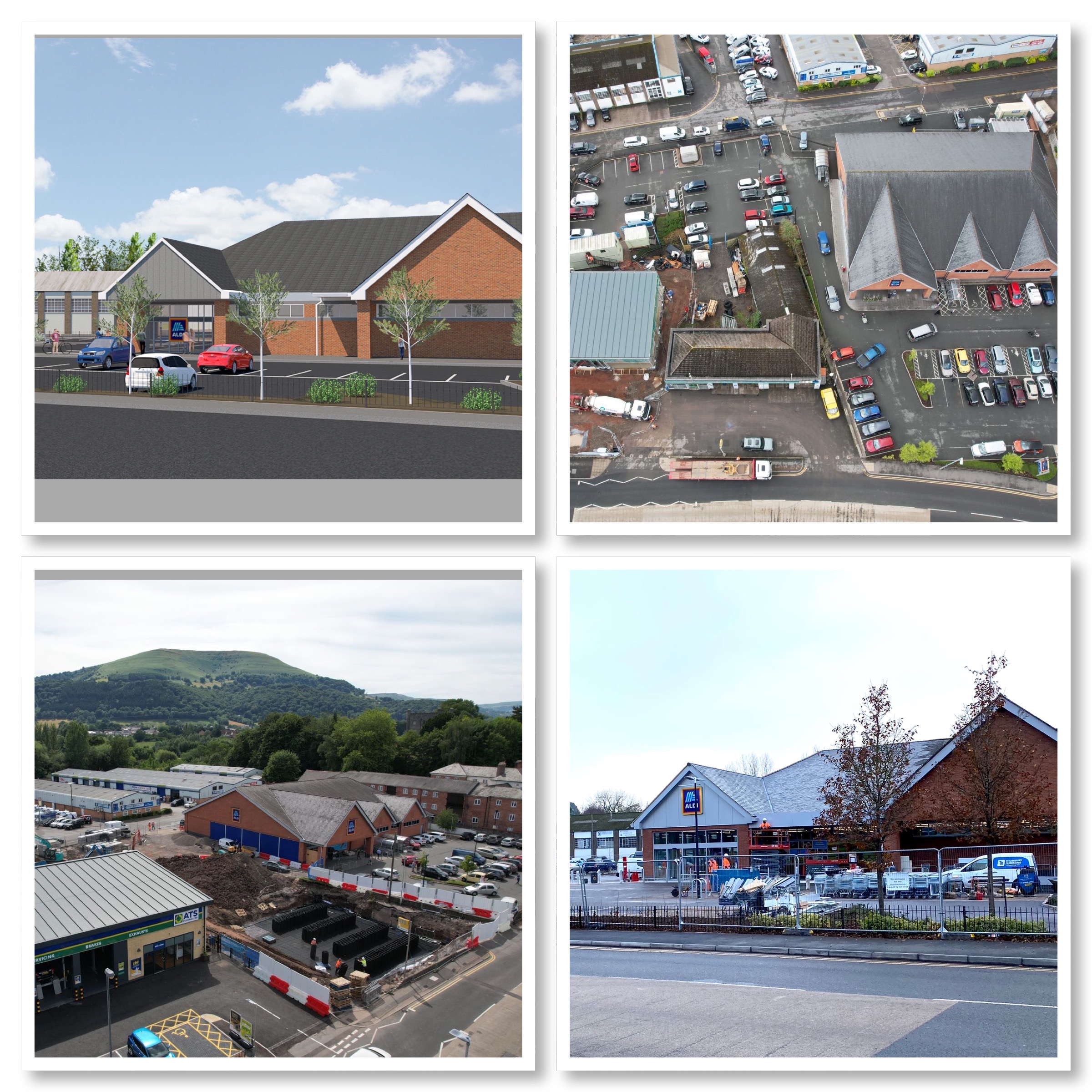 Aldi Abergavenny Hand Over