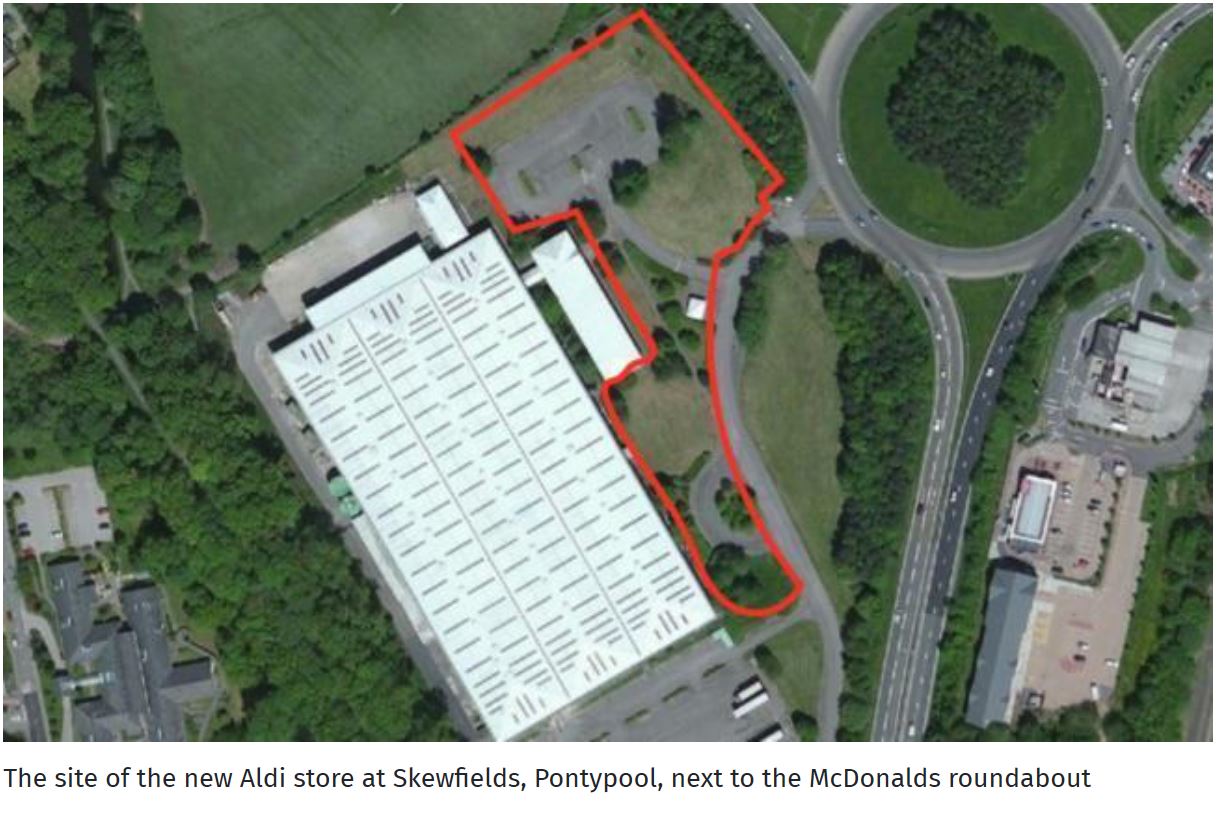 Aldi Pontypool - rugby club land deal