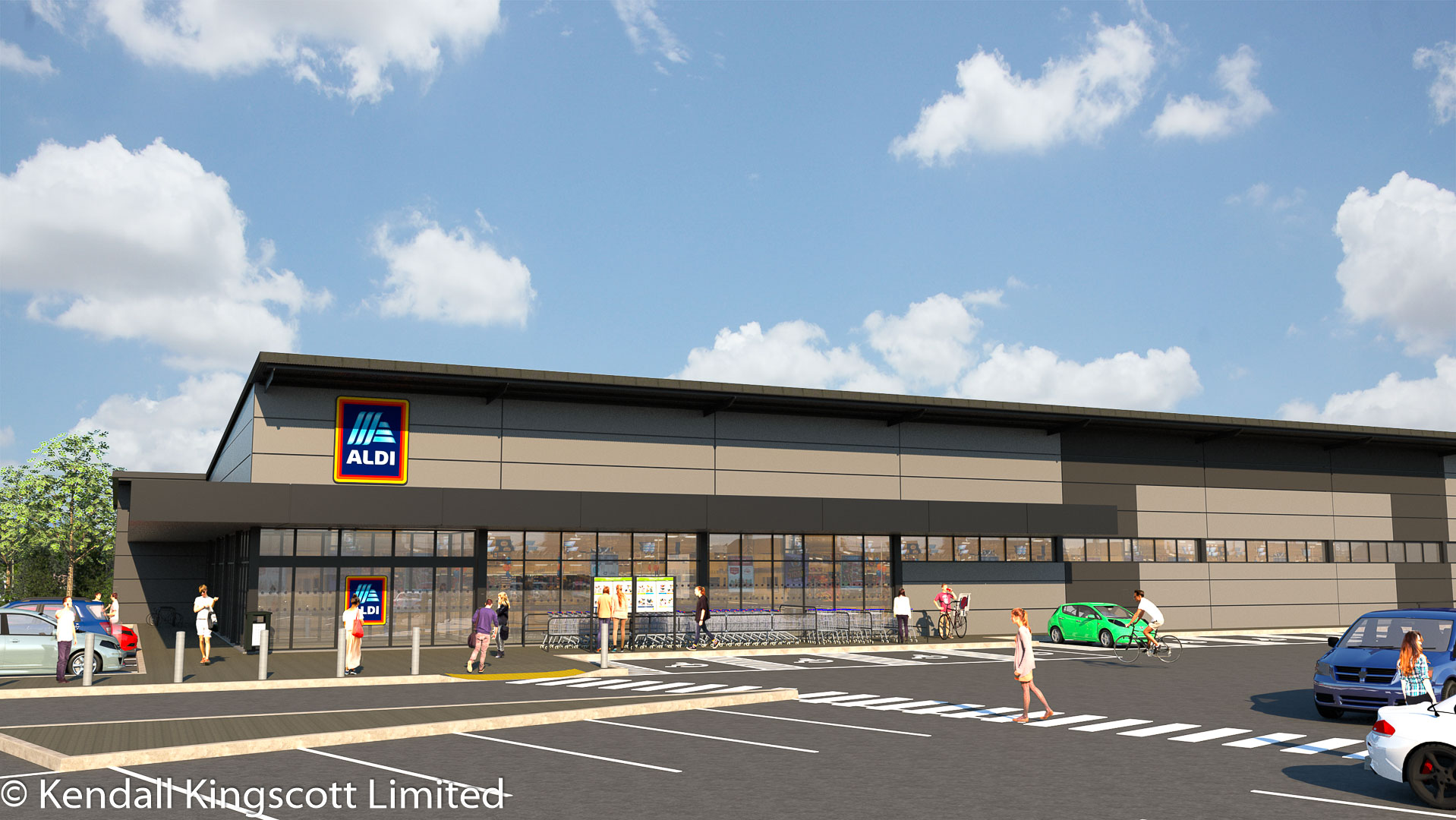 New Aldi Store in Albany Street, Crindau, Newport approved 