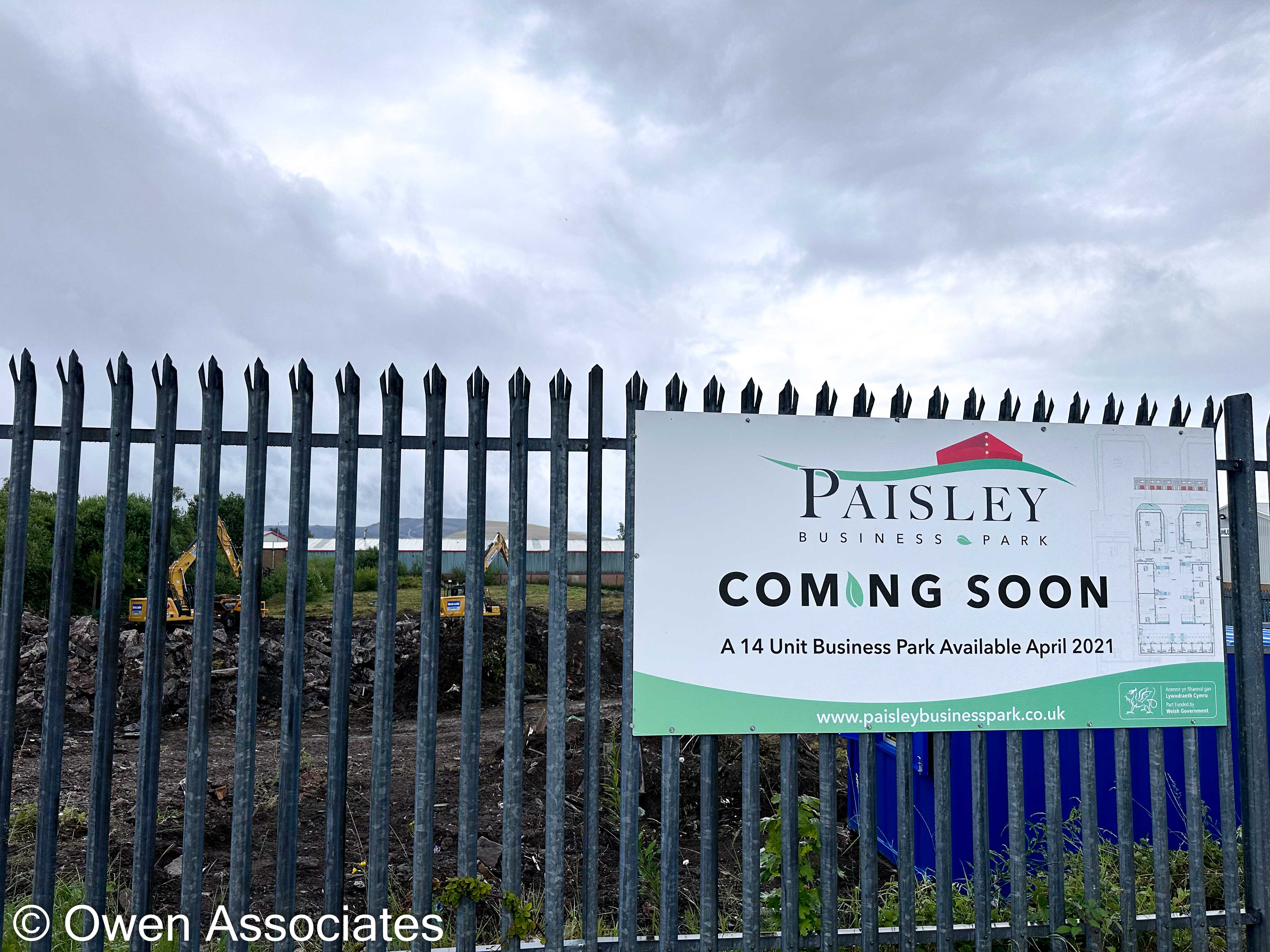 Paisley Park, Pant Industrial Estate, Merthyr. Start on site 