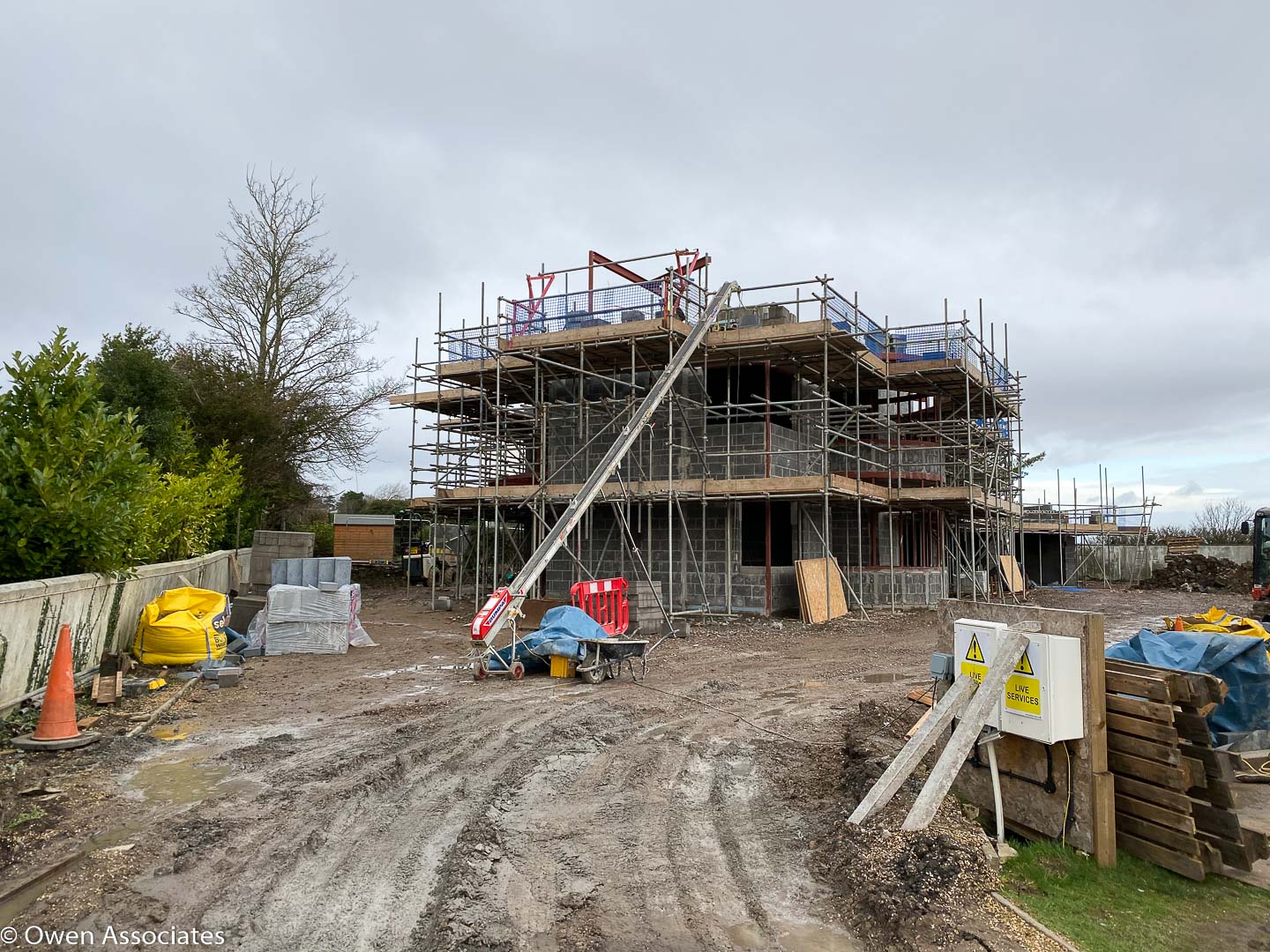 Penarth Art Deco House reaches first floor level